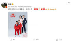 集结游戏登录网址:沙溢晒一家四口全家福庆新年 同款姿势默契