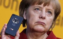 德国总理默克尔使用的黑莓手机